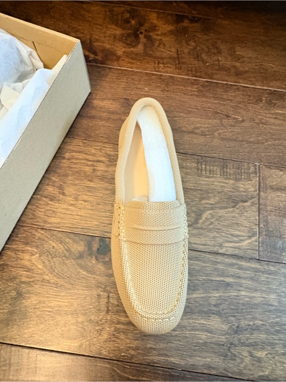 Women’s Casual Slip-On Loafer in Beige